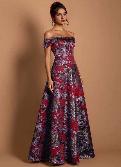 Dagny Merlot Maxi Dress  Dress