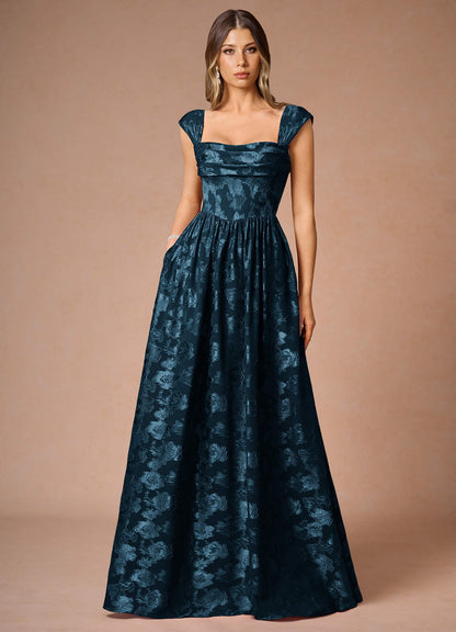 Hazel Navy Pleated Maxi Dress  Dress