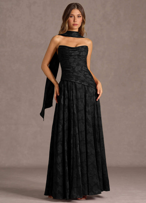 Gabriela Black Maxi Dress  Dress