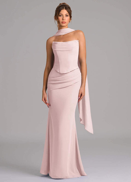 Callidora Powder Pink Two-Piece Sets