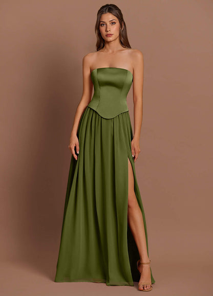 Cadence Olive Maxi Dress  Dress