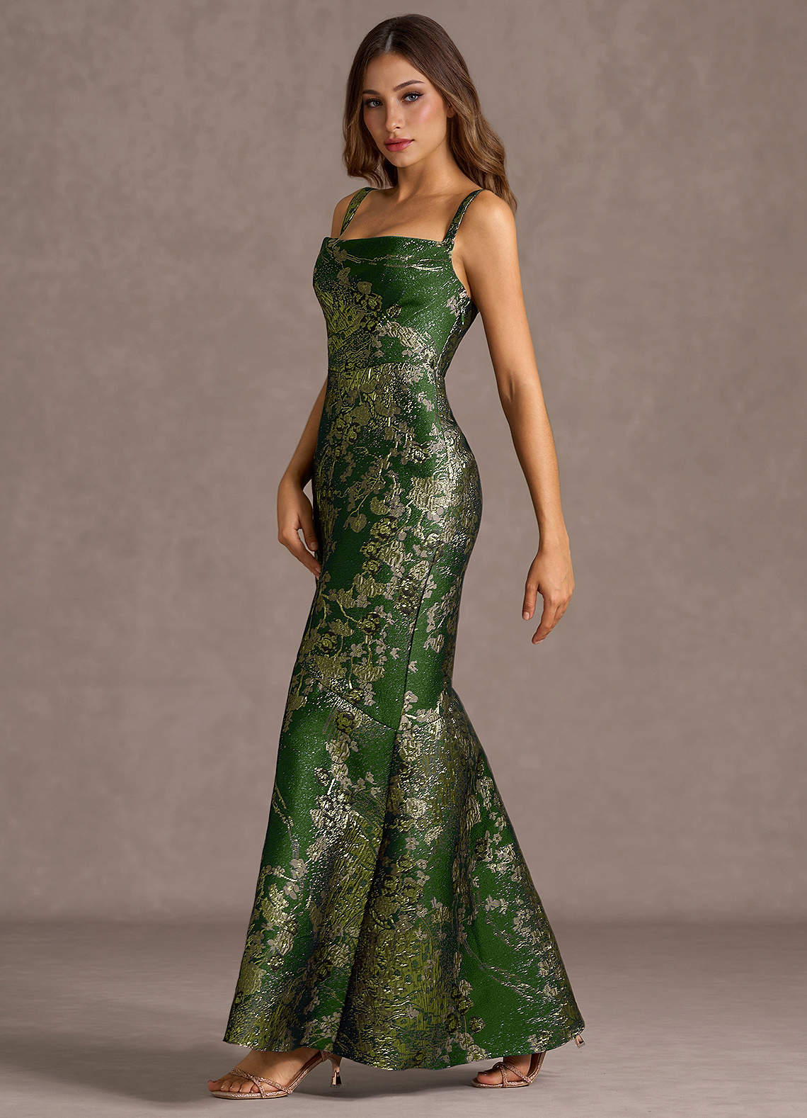 Trinity Matcha Green Maxi Dress