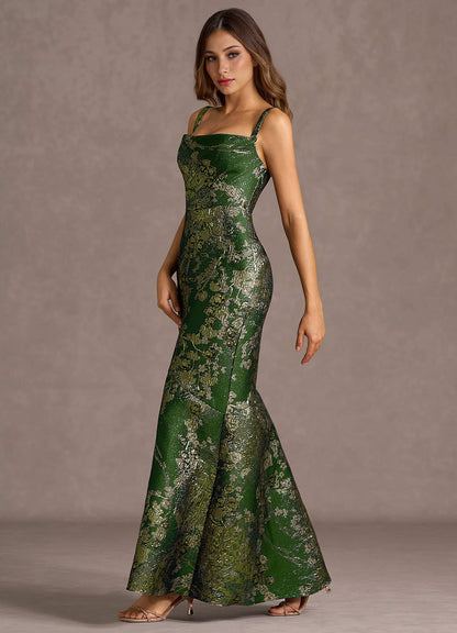 Trinity Matcha Green Maxi Dress