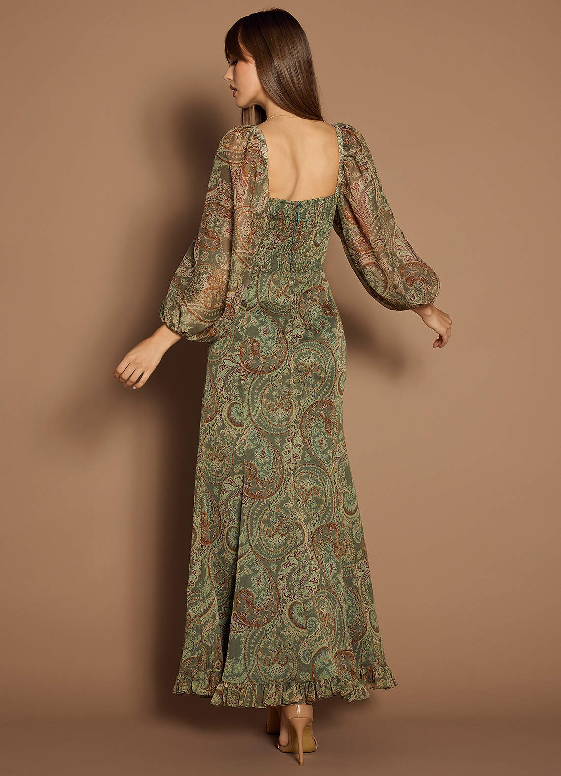 Rina Sage Paisley Maxi Dress  Dress