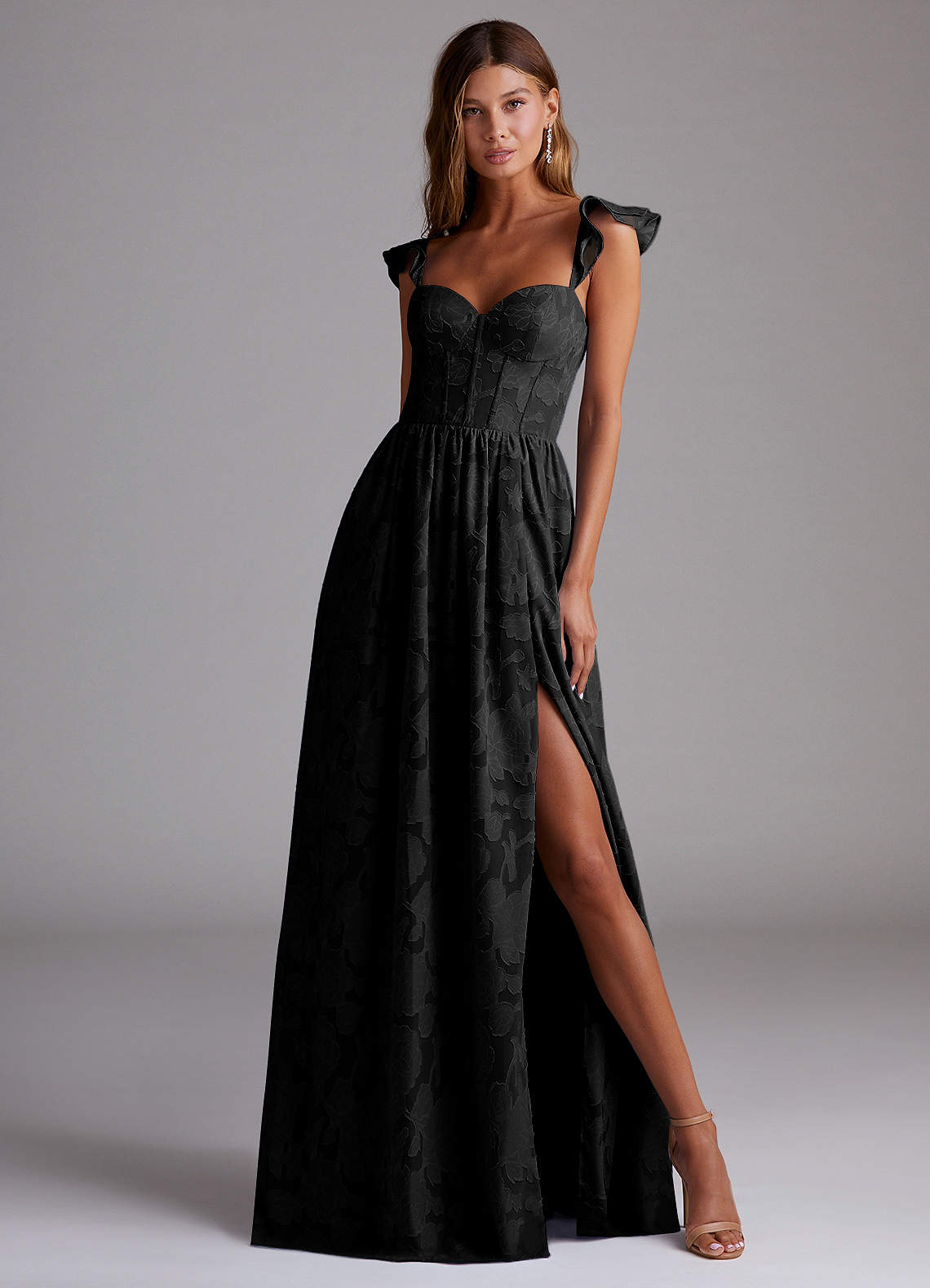 Denisse Black Corset Maxi Dress  Dress