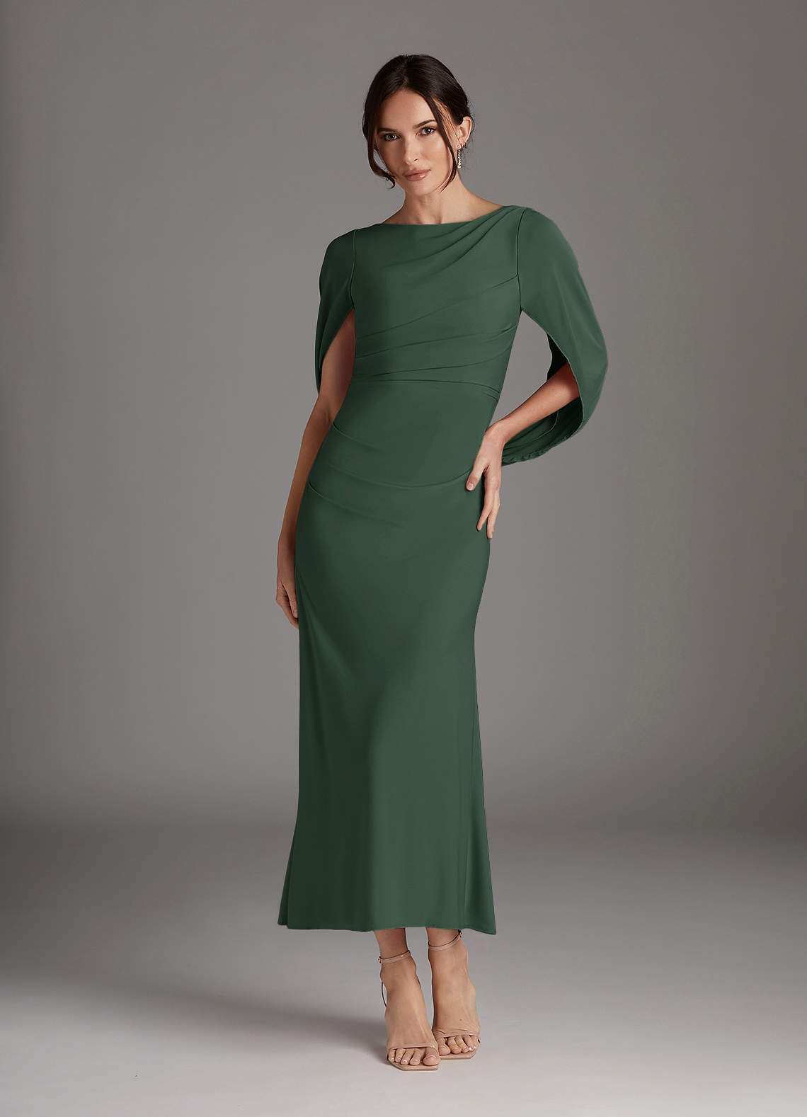 Eucalyptus Sheath Boatneck Luxe Knit Dress