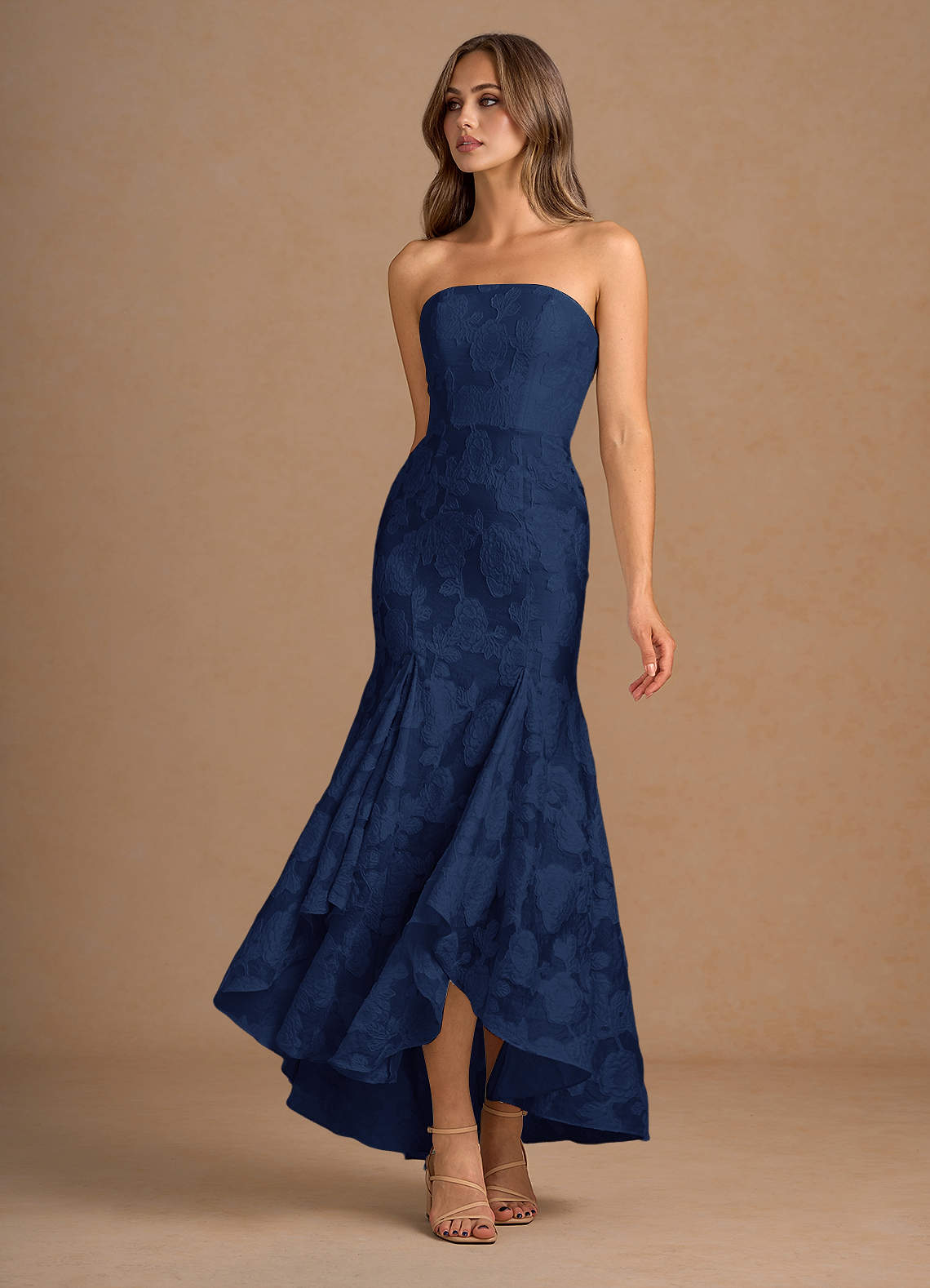 Avina Dark Navy Maxi Dress  Dress