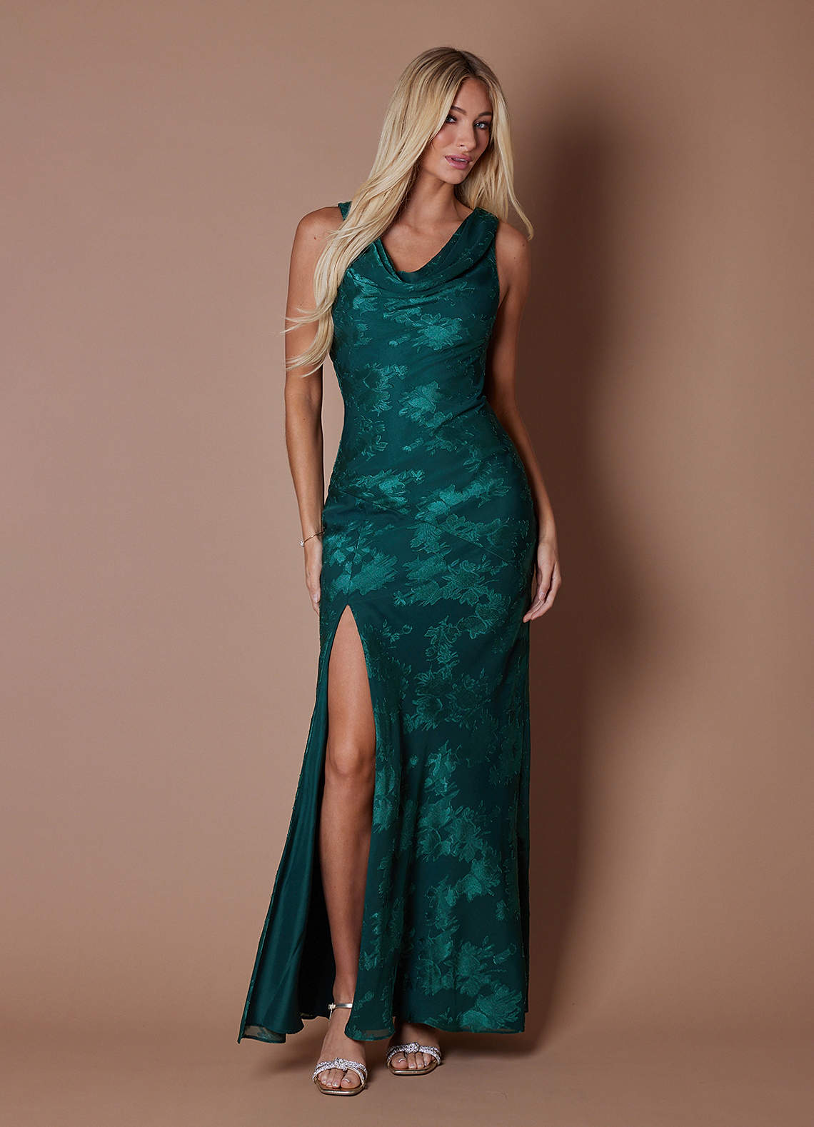 Juliet Dark Emerald Maxi Dress