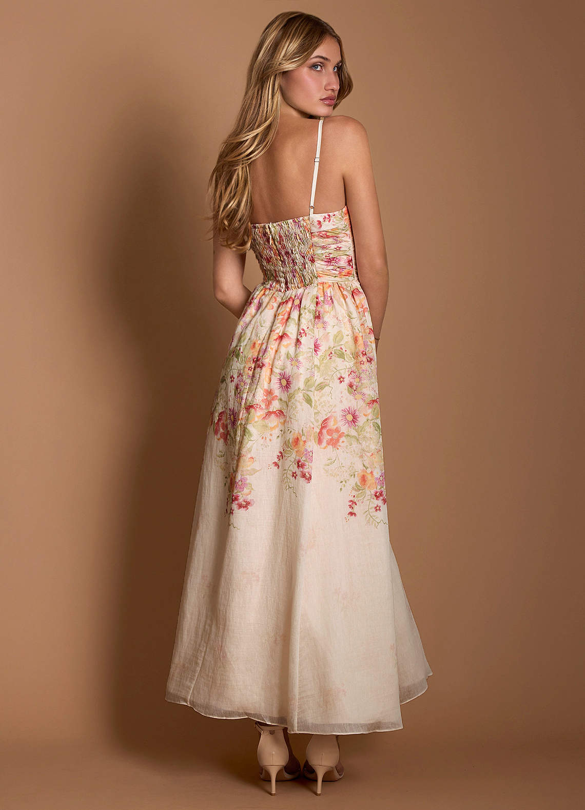 Kati Antique Floral Maxi Dress  Dress