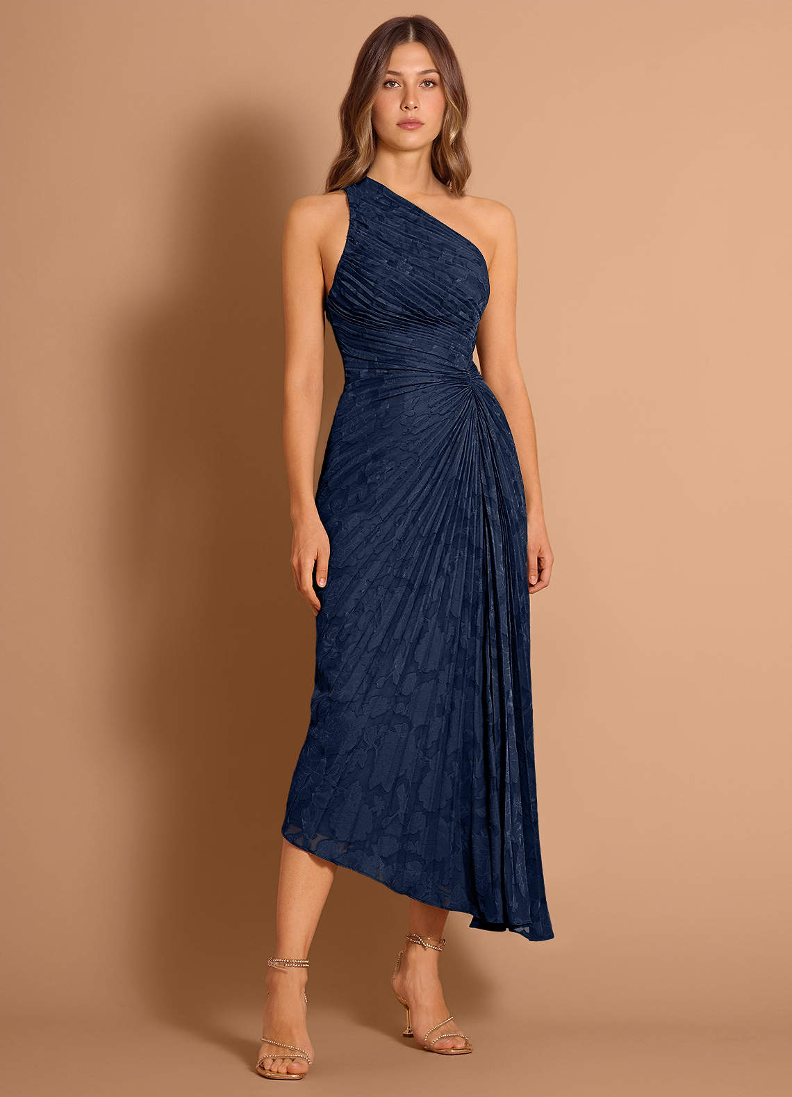 Malani Navy Midi Dress