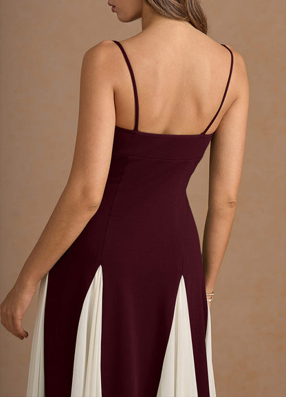 Jessenia Wine Maxi Dress  Dress