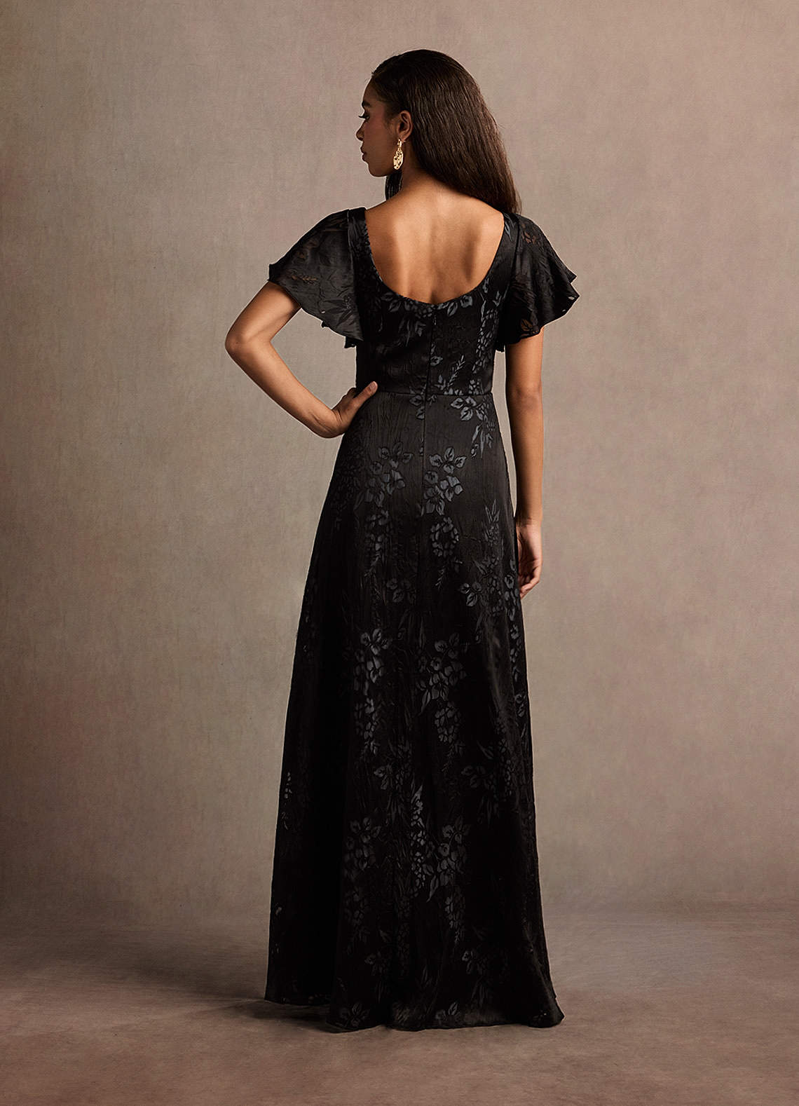 Vicky Black Slate Maxi Dress