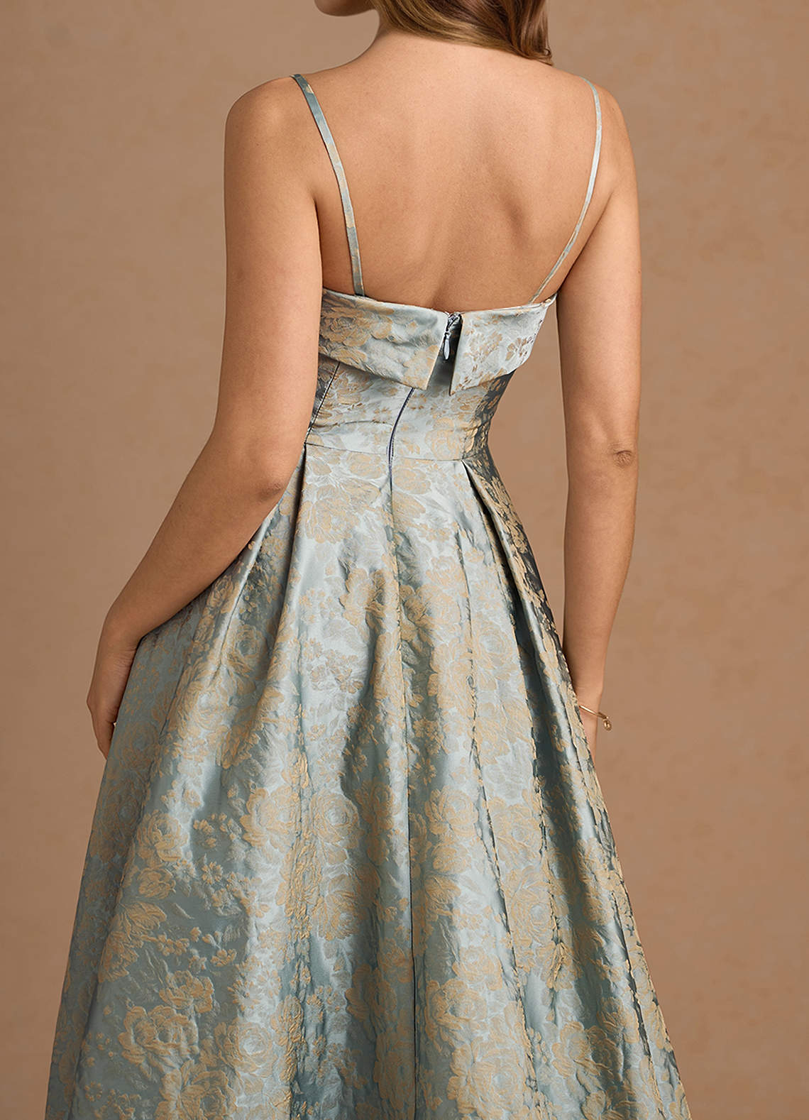 Cecilia Vintage Blue Midi Dress