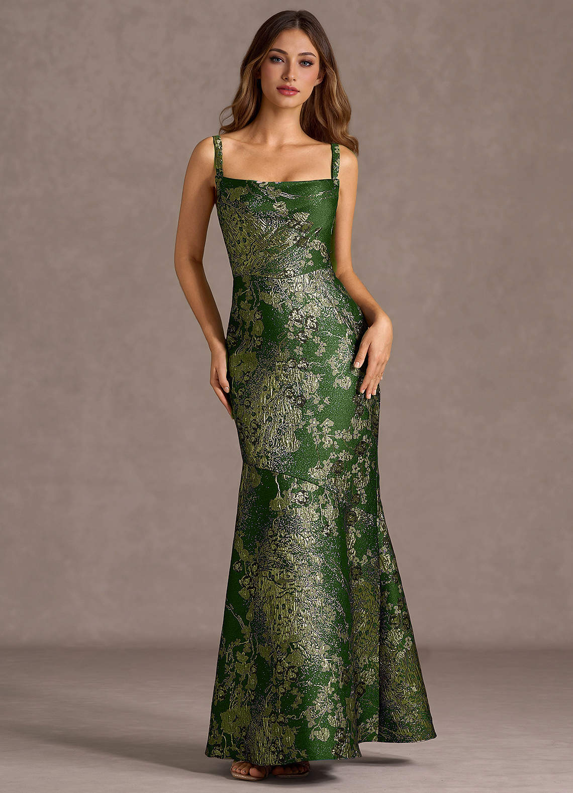 Trinity Matcha Green Maxi Dress