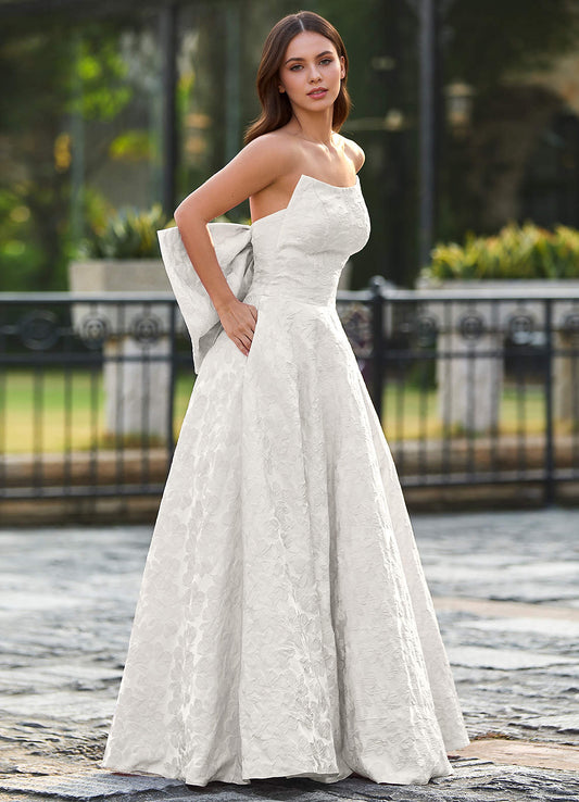 Zora White Eternal Bloom Lace Prom Dress