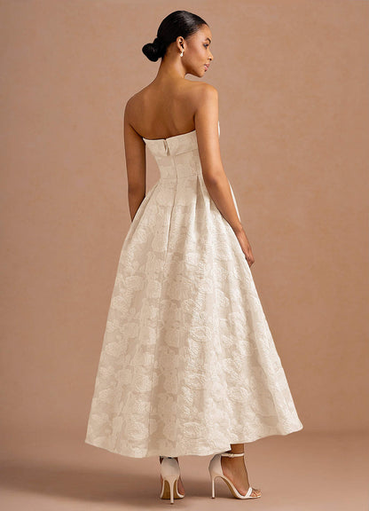 Clementine Cream Maxi Dress