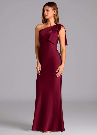 Iris Merlot Maxi Dress