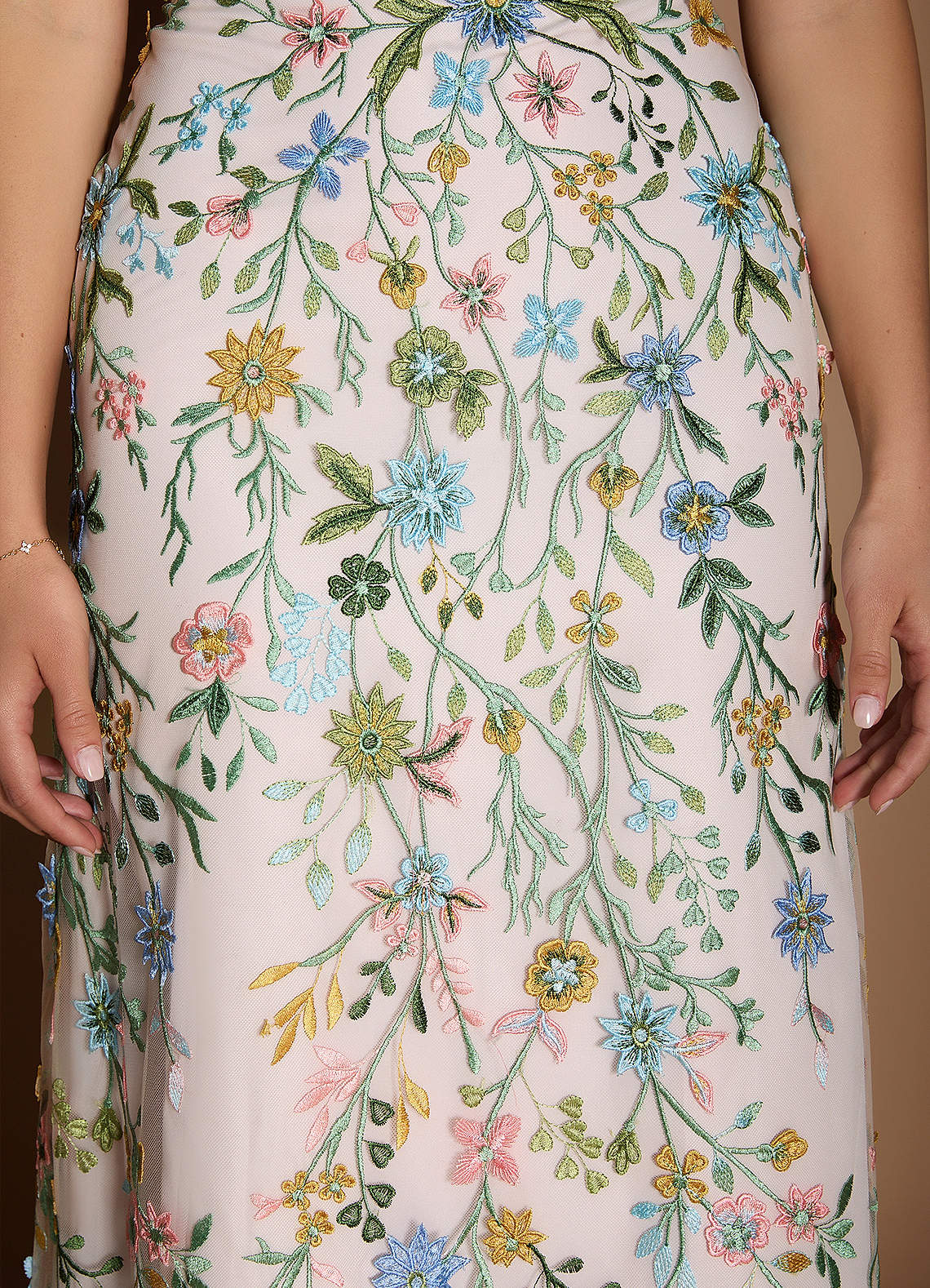 Amarie Blush Pink Multi Maxi Dress