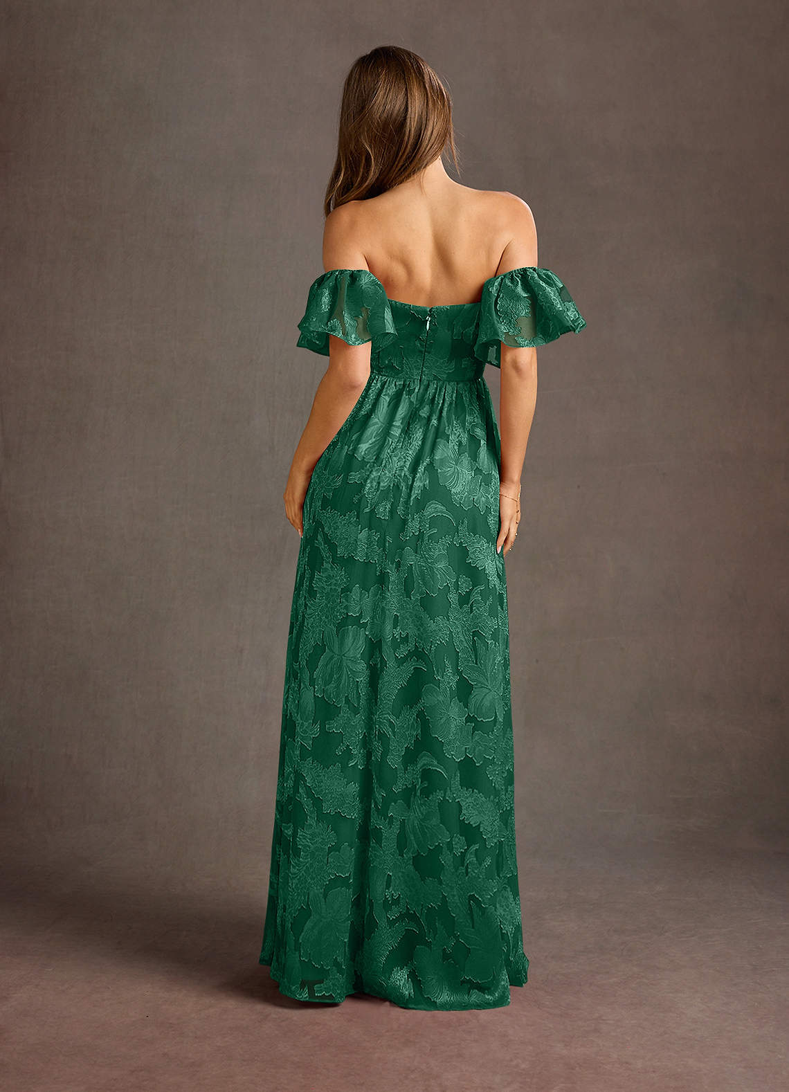 Airelle Dark Green Maxi Dress
