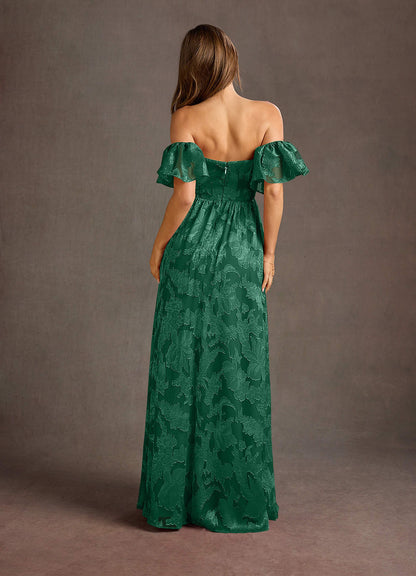 Airelle Dark Green Maxi Dress