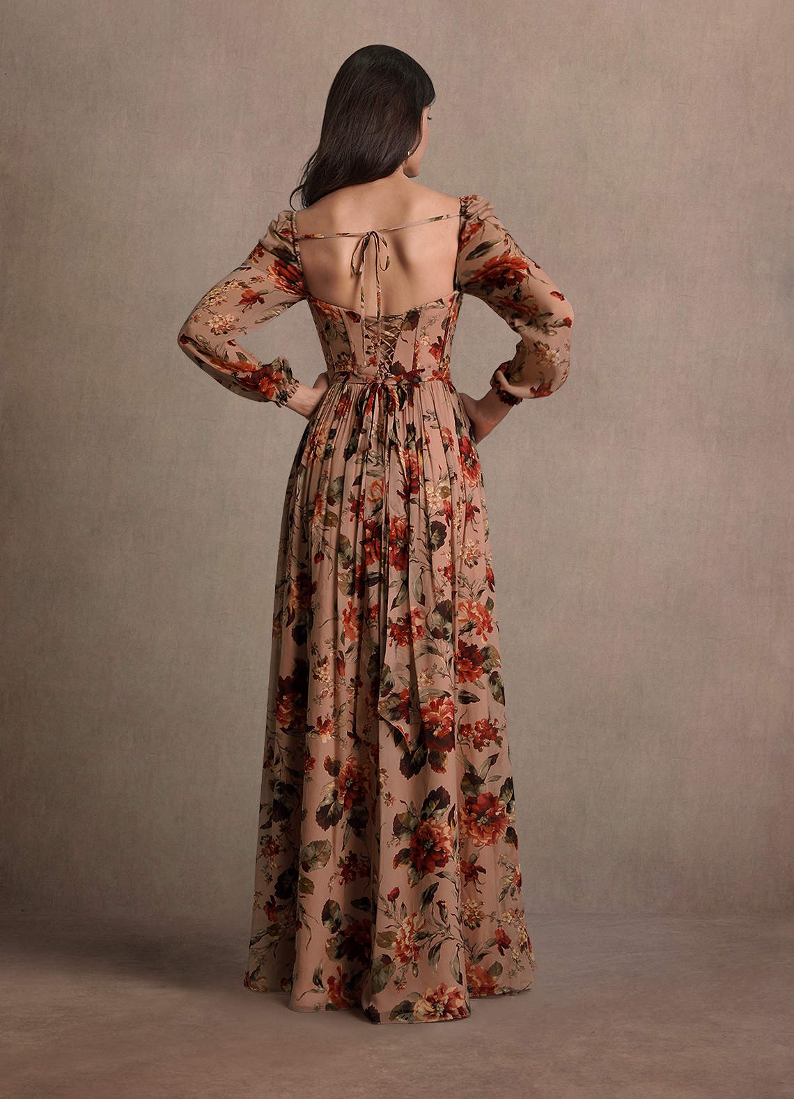 Karla Mauve Multi Maxi Dress