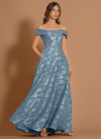 Miranda Dusty Blue Maxi Dress