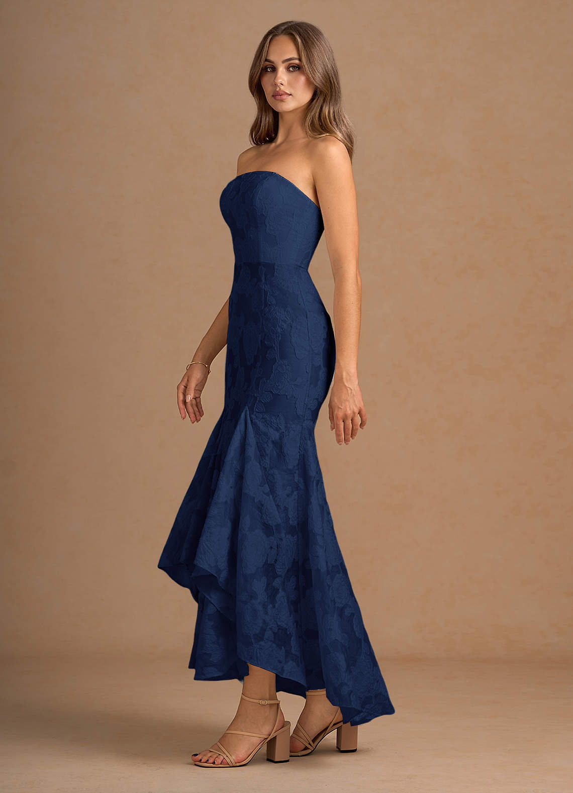 Avina Dark Navy Maxi Dress  Dress