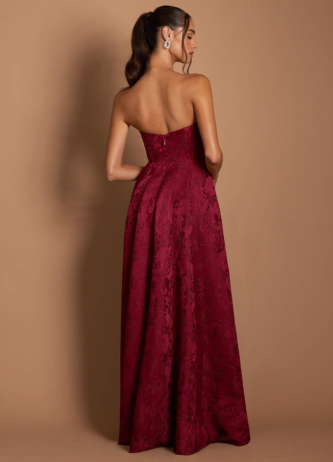 Lue Dark Raspberry Maxi Dress  Dress