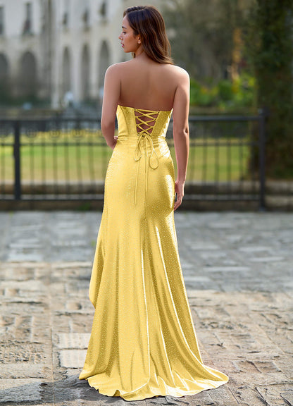 Cerys Yellow Corsat Prom Dress